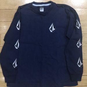 Boys Long Sleeve Volcom 🛹 Brand T-Shirt Size S(8)